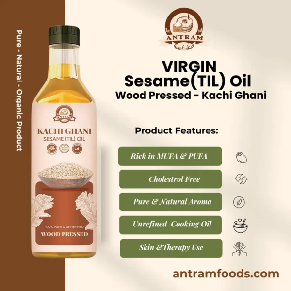 Wood Pressed Seasame Oil