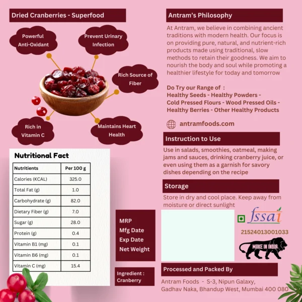 Dried Cranberries